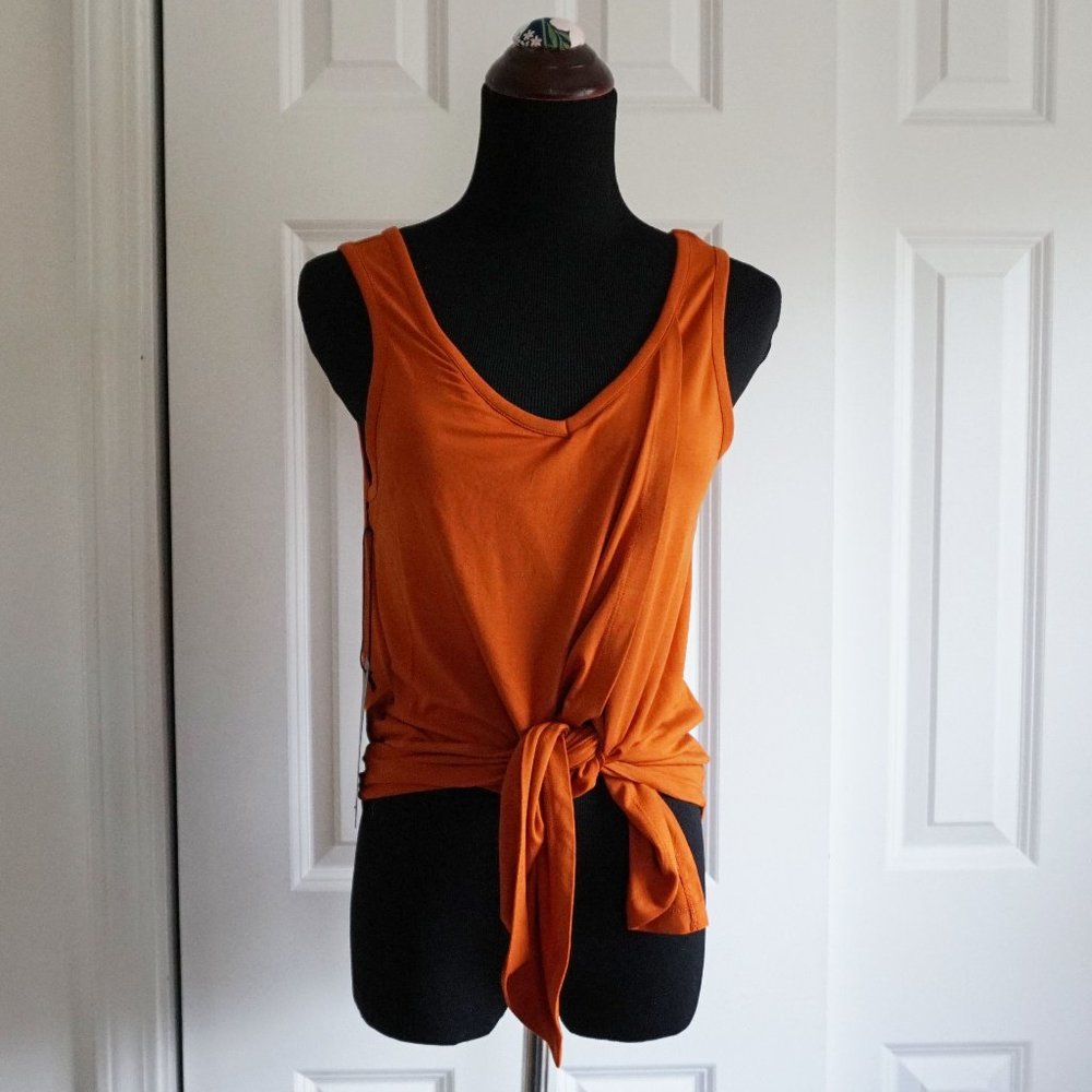 NWT United By Blue Tie Front Tank